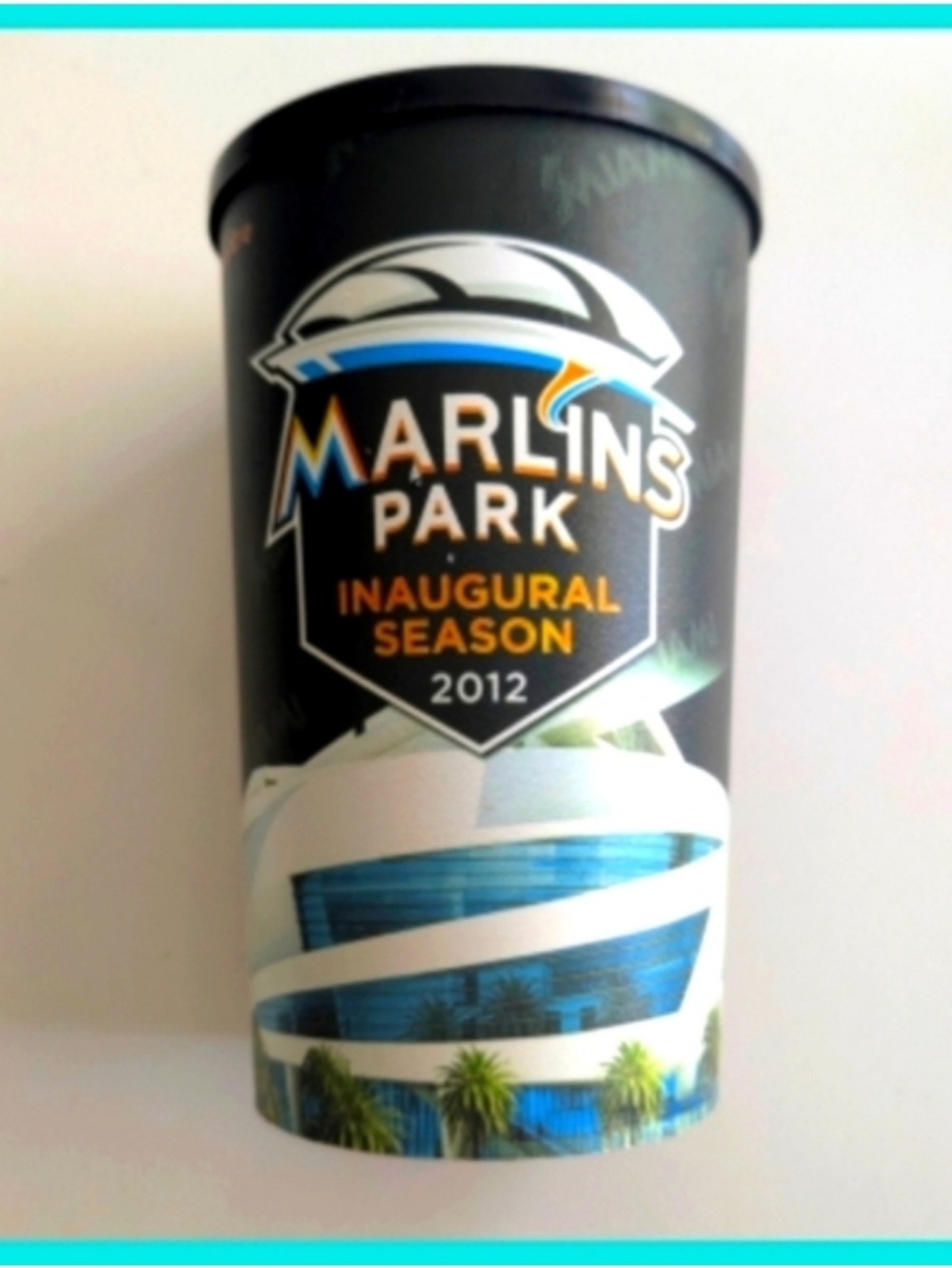 Marlins Park Inaugural Season 2012 Souvenir Cup - Black & Blue